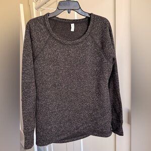 Ideology Charcoal Crew Neck Sweater